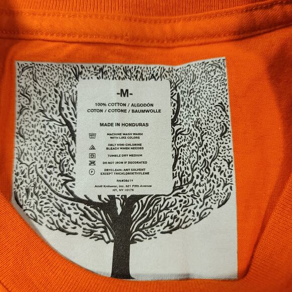 San Antonio Is For The Champions Anvil Basketball T Shirt Mens Size M Orange - Picture 3 of 9